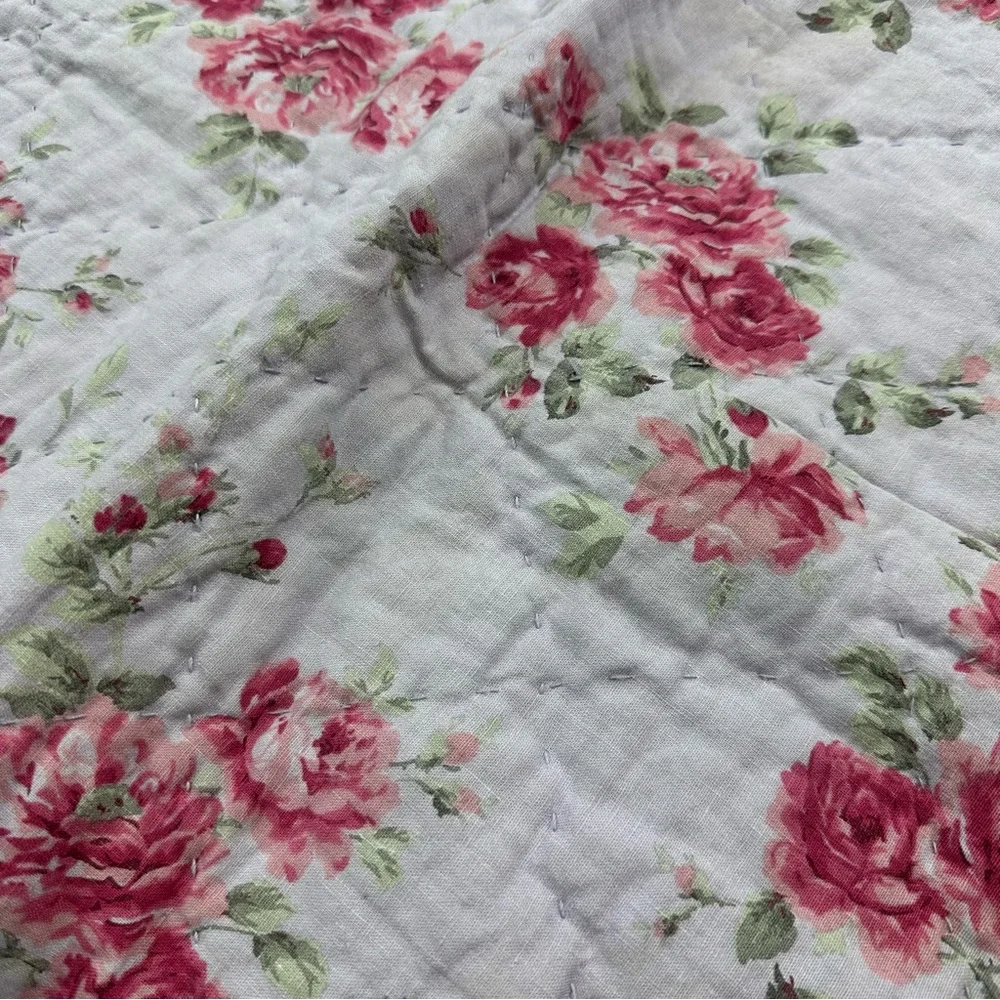 Simply Shabby Chic Cottagecore Lavender Floral Pillow Shams Standard Size